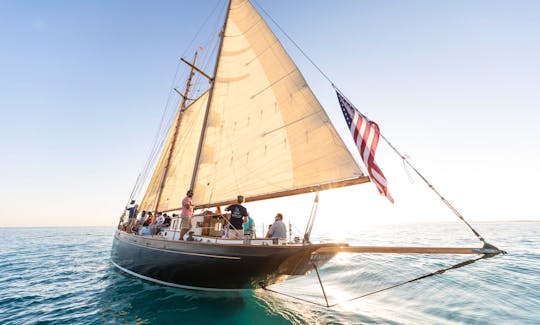 Private Charters on Classic 80' Schooner yacht in Salem, Massachusetts