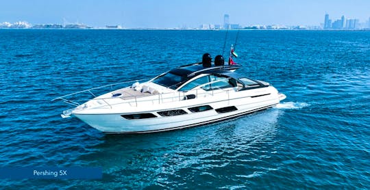 Yacht charter in Dubai · Pershing — 5 X (2019)