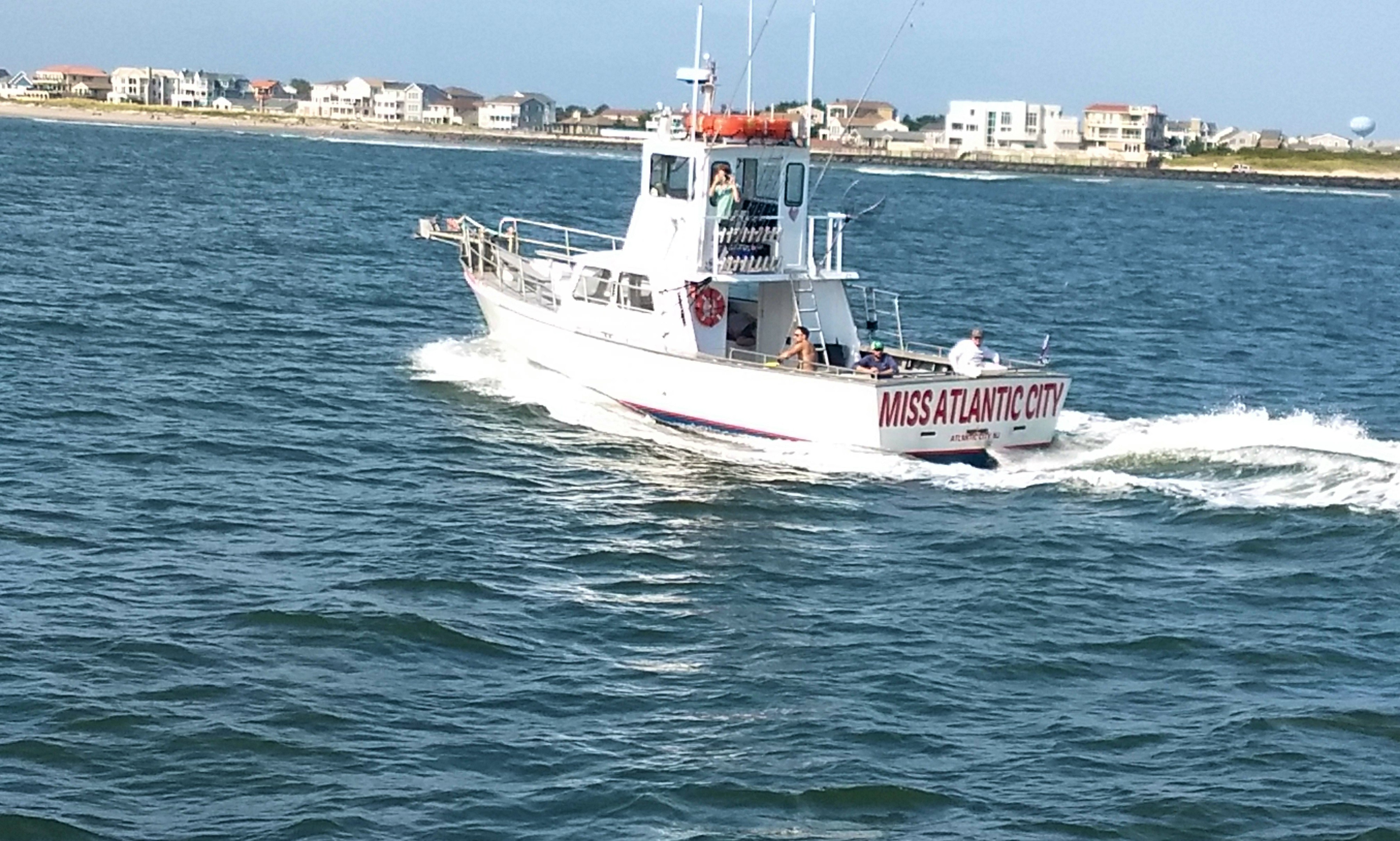 Enjoy Fishing On "Miss Atlantic City" Yacht In Atlantic City, New