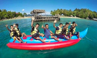 Banana Boat Ride for 15 Minutes in Bungus, Padang