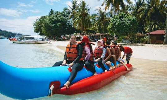 Banana Boat Ride for 15 Minutes in Bungus, Padang