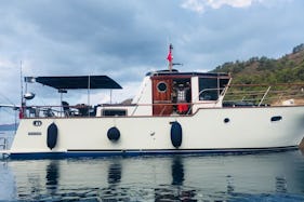 Take a small group out on the water in Muğla for a luxury trip with 42' Trawler!