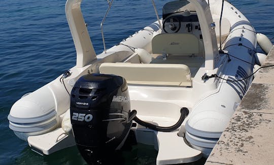 Alson Flash 7.5 RIB Rental in  Supetar Island Brač  - Available with Skipper
