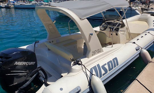 Alson Flash 7.5 RIB Rental in  Supetar Island Brač  - Available with Skipper