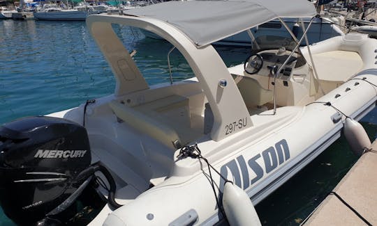 Alson Flash 7.5 RIB Rental in  Supetar Island Brač  - Available with Skipper