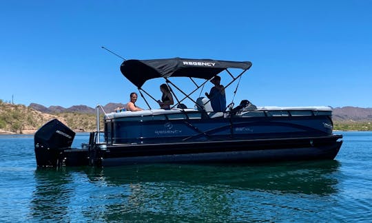 24ft Luxury Pontoon 250 HP on Beautiful Lake Pleasant
