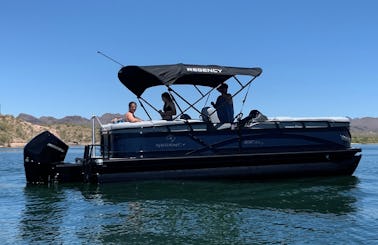 24ft Luxury Pontoon 250 HP on Beautiful Lake Pleasant