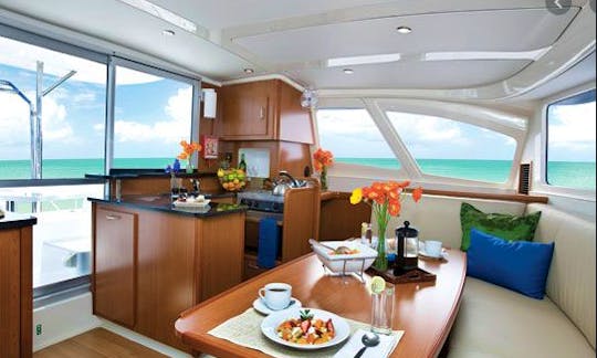 Experience cruising onboard a Luxury Catamaran Charter in Seychelles!