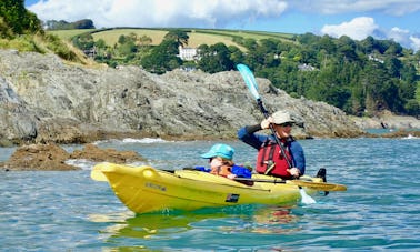 Kayak de mer guidé (demi-journée pour enfants)