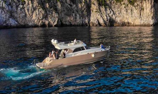 Pietramarina 50 fly Power Mega Yacht Rental in Capri, Campania