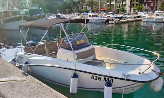 Quicksilver Activ 605 Open Powerboat for Rent in Podgora, Split