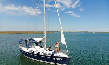 Charter capitaneado en balandra de 39 pies en Punta Sabbioni, Italia