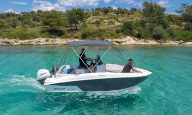 7person no license fast boat, Compass 165cc, Halkidiki