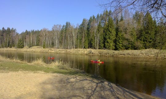 4.5 hours Ligatne - Sigulda Kayaking Trip