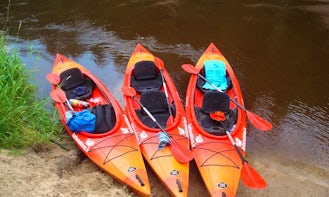 4.5 hours Ligatne - Sigulda Kayaking Trip