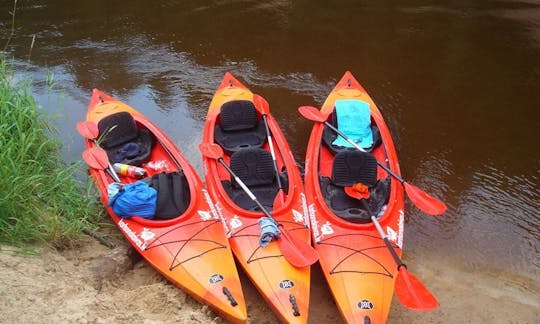 4.5 hours Ligatne - Sigulda Kayaking Trip