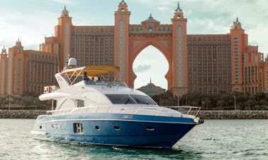 Explore Dubai on This Beautiful 63' Majesty Power Mega Yacht