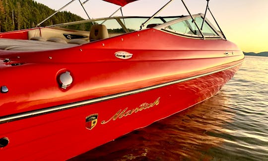 Lake Tahoe's Luxury Powerboat - The Grateful Red.