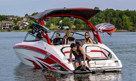Yamaha 242X Wake Boat in Saint Pete Beach, FL, for the price of Jet-Ski as low as $150 per hour ! Tax Included! Unbeatable Deal for Luxury Top of the Line and Fastest Jet Boat!