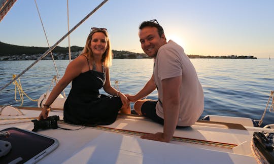 Experience joy of sailing on a modern yacht holding 8 in Hvar