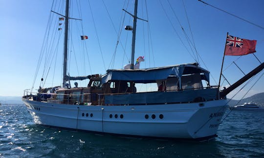 Captained Charter 65' Sailing Yacht "Ambersea" Holding 15 People in Monaco