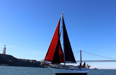 Charter 47ft  or 35ft Vintage Sailboat In Lisboa, Portugal