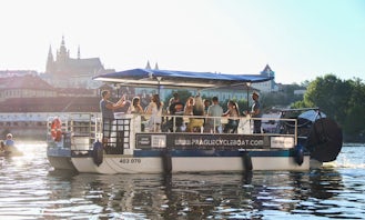 Charter Cycle Boat in Prague