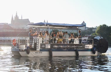 Charter Cycle Boat in Prague