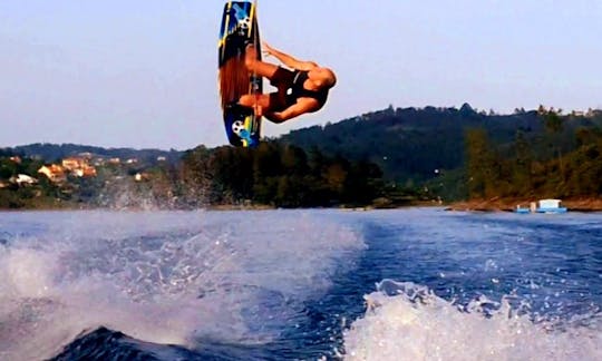 Enjoy Wake Lessons and Boat Rentals at Castelo de Bode Lake, Portugal