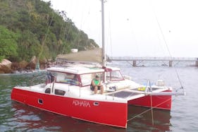 Charter Praia 34 Sailing Catamaran in Angra dos Reis or Paraty