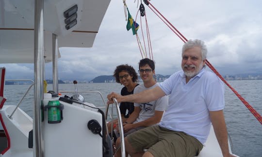 Charter Praia 34 Sailing Catamaran in Angra dos Reis or Paraty