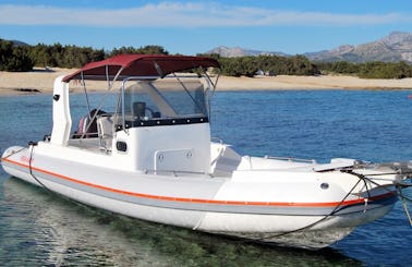 Yria 728 boat  RIB for Rent in Agia Anna Port, Naxos, Greece