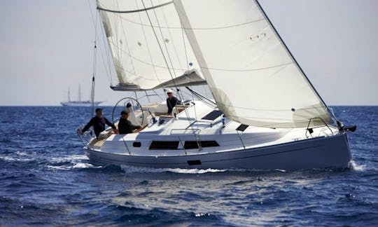 35ft "Bombon 2" Hanse Sailing Yacht Rental in Barcelona, Spain