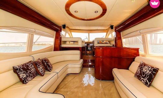 Luxurious 55' Majesty Craft on Rent in Dubai