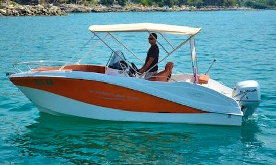 Rent the Okiboats 356 Powerboat for 6 People in Krk - Need a Valid Permit to Rent!