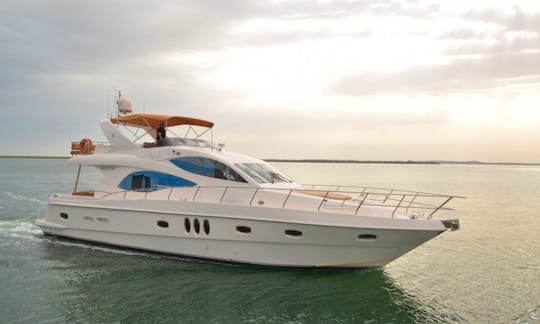 Most Luxurious 68t Yacht Rental in Dubai FROM US