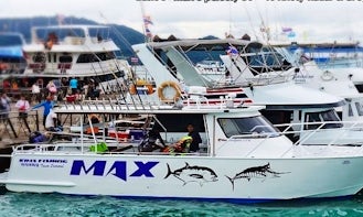 Enjoy 40' Max speed boat fishing in Phuket, Thailand