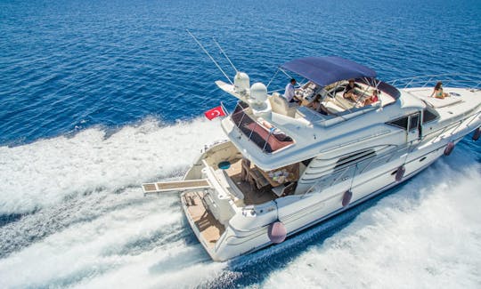 65' Dream of Angel Power Mega Yacht Charter in Mugla