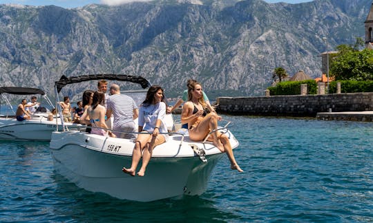 Enjoy in Boka Bay in Atlantic Marine Open 750 wit Skipper, Kotor Montenegro