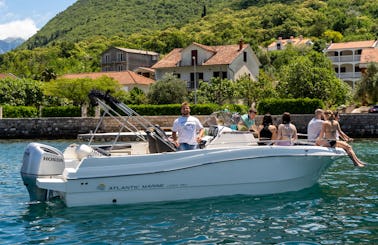 Enjoy in Boka Bay in Atlantic Marine Open 750 wit Skipper, Kotor Montenegro