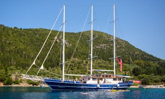 Charter 100' Sailing Gulet for Large Group from Tourlos!