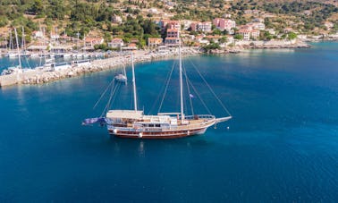 79' Custom Gulet Sailing Charter in Zakinthos, Greece!