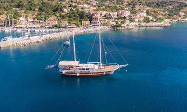 ¡Alquiler de goletas personalizadas de 79 pies en Zakinthos, Grecia!