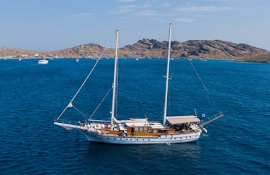 Captained Charter a 85' Sailing Gulet in Pireas, Greece!