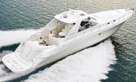 60FT TOP RATED YACHT!! CAPTAIN, FUEL & CLEANING INCLUDED
