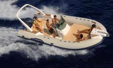Hire the Tempest 770 Semi Rigid Inflatable Boat in Trapani, Sicilia!