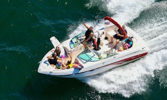 Sport Boat on Lake Hartwell with Tube, Skis and wakeboard included.