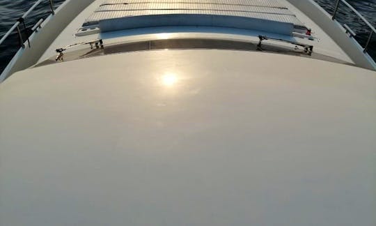 28 meter Ferretti 80 for charter in Bodrum