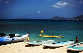 Rent a Lieght Weight VESL 9'4" Stand Up Paddleboard in Tortola, BVI