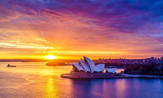 Sunrise over the Sydney Opera House